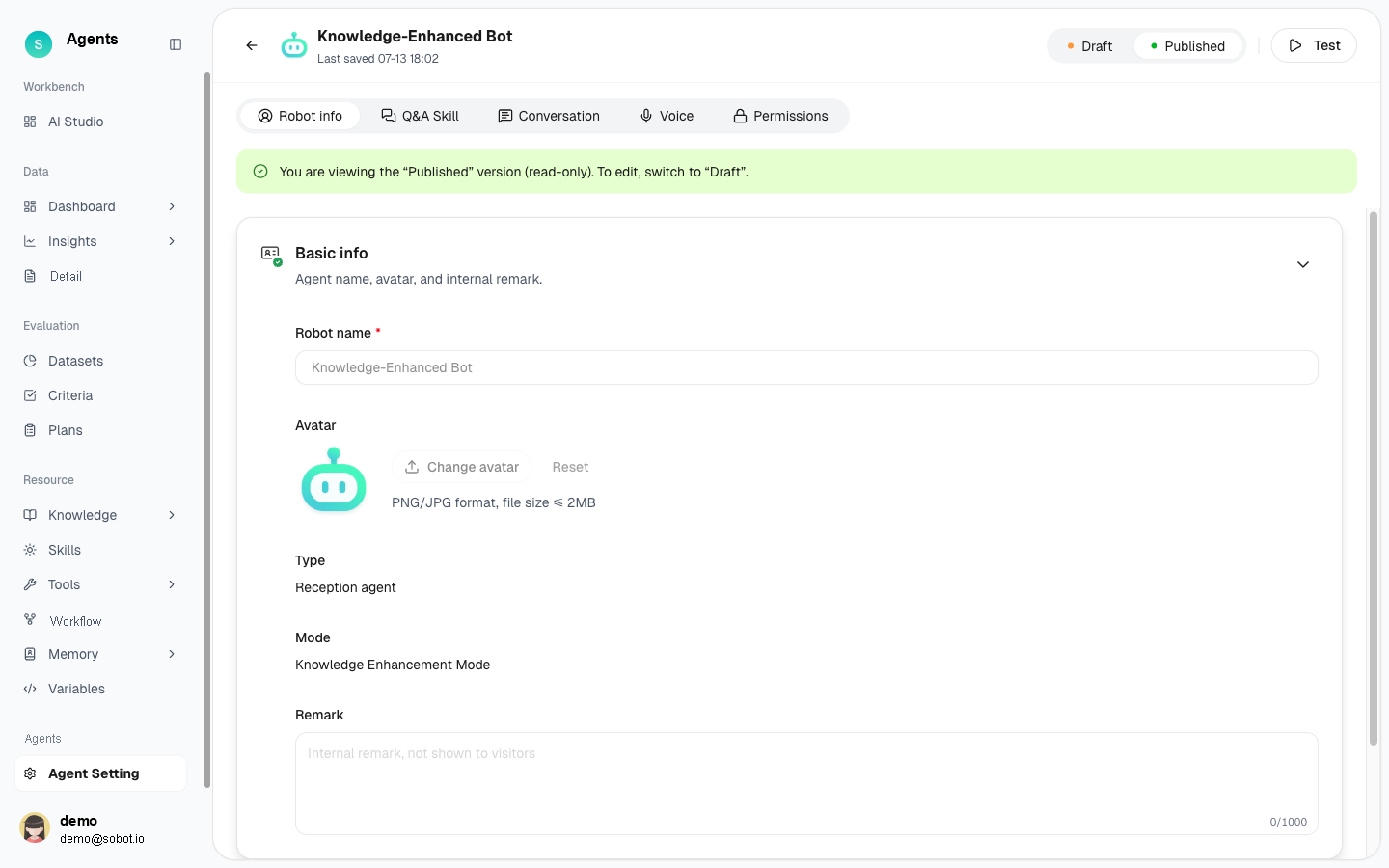Bot Info